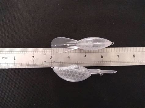 seo87|10pcs Unpainted Blank Lure Body Crankbait Minnow 90mm 7.5g .